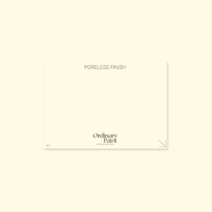 Poreless Finish Sample