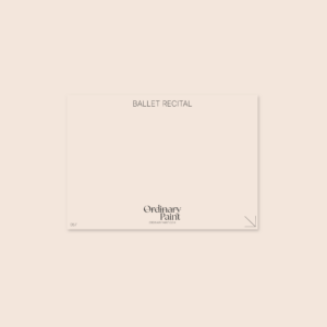 Ballet Recital Sample
