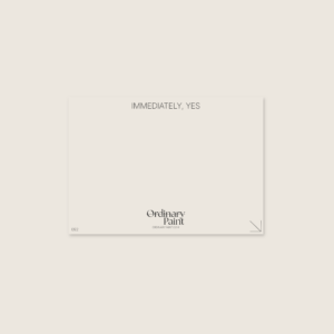 Immediately, Yes Sample
